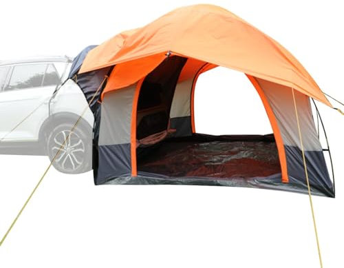 Heckzelt Auto/Autovorzelt/Kuppelzelt 1-2 Personen freistehend ME64 orange