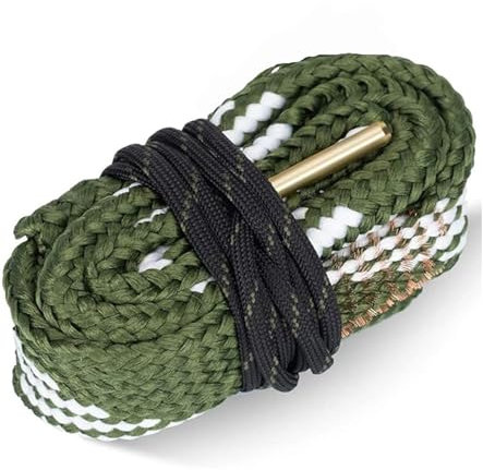 TAKONE Laufreinigungsschnur, Boresnake für .20 GA Gauge, Messingbürste Eingebettet, Wiederverwendbares und Kompaktes Reinigungsschnur für Gewehr/Pistole/Schrotflinte