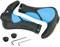 Fahrradgriffe Ergonomisch mit Horn MONLUKY MTB Fahrrad Griffe Lenkergriffe Fahrrad 22mm Weich Gummi rutschfest Mountainbike Rennrad Scooter Cruiser Urban Bike Dreirad (Blau)