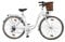 BERLIN BIKE Bella Bike Cityrad 6 Gang Shimano Schaltwerk, Kettenschaltung, 28 Zoll stilvolles Hollandrad, klassisch-Elegantes Vintage Damenfahrrad, mit Korb