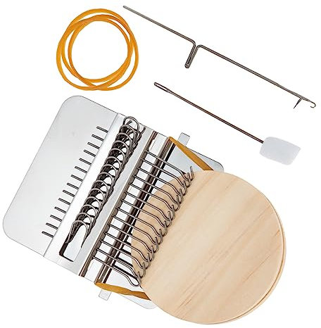 TOPPERFUN Mini-webstuhl Stricken Stopfwebstuhl Für Kleine DIY-webstuhl-zubehör Werkzeug Zum Garnstricken Einfach