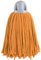MAYA Fregona MAX Pro Hilo. Limpieza Eficiente y Duradera para Superficies Lisas. 100 % Microfibra. Extra Absorbente y Escurrefacil. Rosca Universal. Pack de 1 Fregona (Naranja)