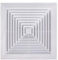 GEK208130 Ventilation fan Exhaust Fan 60x60cm Ceiling Mounted Ceiling Mute Powerful Exhaust Fan Commercial Office Ventilation Fan Anti Backflow Bathroom