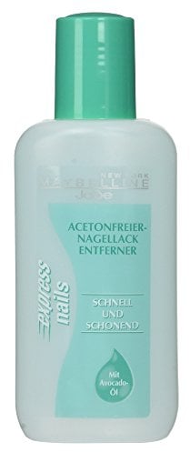 Maybelline Jade Nagellackentferner ohne Aceton, Pflegend, Express Nails, 125 ml