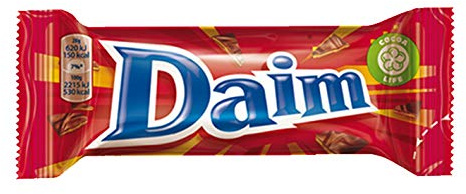 Daim Schokolade Einzelriegel (26x 28g), 26er Pack