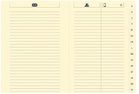 Quo vadis-table für Agenden abnehmbarer 16 x 16 cm Ahuesado