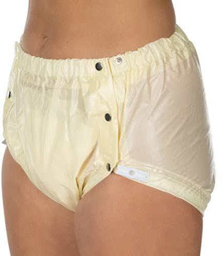 Suprima Inkontinenz PVC-Slip knöpfbar Art. 1-252-040 (unisex) - Gr. M - milch