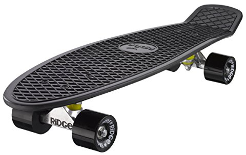 Ridge PB-27-Black-Black Skateboard, Black/Black, 69 cm