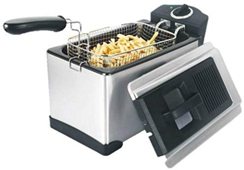 Russell Hobbs 19773-56, Friggitrice Elettrica, Deep Fryer, 1800 W, 3.2 Litri, Acciao Inossidabile, Argento