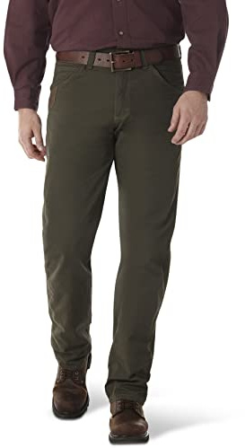 Wrangler Riggs Workwear mens Technician Work Utility Pants, Loden, 32W x 34L US
