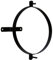 Wolfpack 22010040 Lot de 2 Colliers de tubage vitrifiés pour poêle avec support de 150 mm