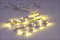 LED Stripe 1m mit 30 LED - warmweiß - Batterie betrieben - Individuell kürzbar nach jeder LED