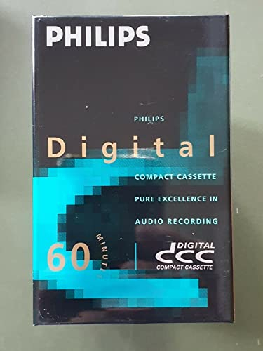 Philips 60 DCC Digital Compact Cassette blank audio cassette tapes-CAS