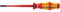 Wera 05020129001 0.8 x 4 x 100 mm 160 iSS VDE Insulated Screwdriver for Slotted Screws - Silver