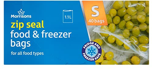 Morrisons Zip Seal Food and Freezer Bag, 40 each