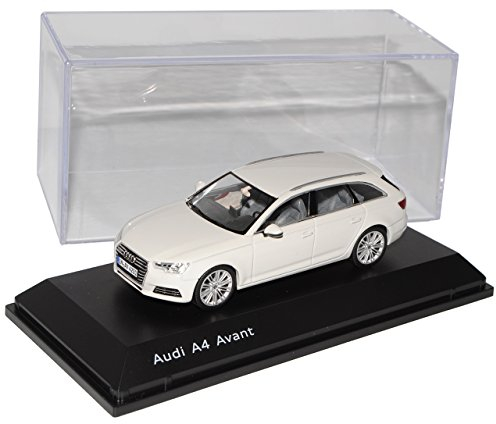 Spark A-U-D-I A4 B9 Avant Kombi Gletscher Weiss Ab 2015 1/43 Modell Auto