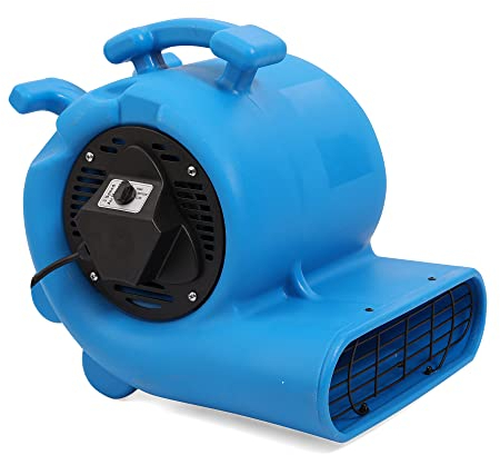 MOUNTO 3-Speed 3/4HP 3000CFM Air Mover Floor Carpet Dryers (Blue)