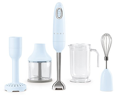 Smeg HBF02PBUS Hand Blender, Pastel Blue, One Size