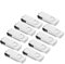 USB Sticks 32 GB 10 Stück, AreTop Speicherstick Rotate Metall High Speed USB 2.0 Flash Drive Pack (Weiß)