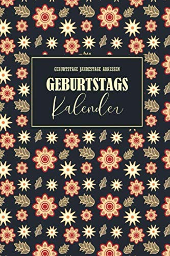 Geburtstagskalender: Geburtstage Jahrestage Adressen: a5 Planer zum Ausfüllen immerwährend und jahresunabhängig | Organizer-Kalender zum Eintragen für Geburtstagen