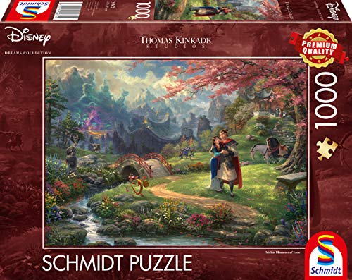 Schmidt Spiele 59672 Thomas Kinkade, Disney, Mulan, 1000 Teile Puzzle