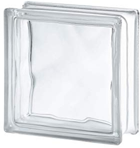 SEVES GLASSBLOCK Clear Wave (Pack of 5)(Construction Block)