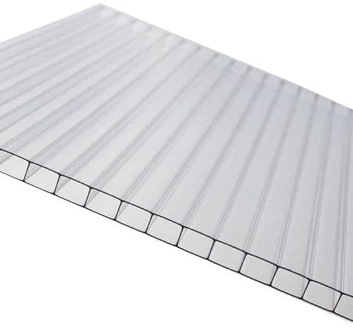 4mm (70cmW x 100cmL) 1 Sheet Polycarbonate Roofing Sheet Clear Greenhouse 10 Year Warranty Double Side UV Protection (ONLY Available Mainland UK)