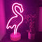 ENUOLI Flamingo Leuchtreklame Neon Nachtlicht mit Halter Basis Batterie/USB betrieben LED Leuchtreklame LED Licht für Wohnzimmer Schlafzimmer Weihnachtsfeier Geburtstagsdeko