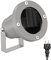 ledscom.de Gartenstrahler DUK für außen, IP65, Stecker, grau, 1x GU10 max. 15W