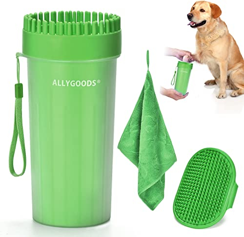 ALLYGOODS Hundepfotenreiniger für große Rassen – Pfotenreiniger für Hunde, große Hunde – Hunde-Fußwascher, große Hunde, Größe XL