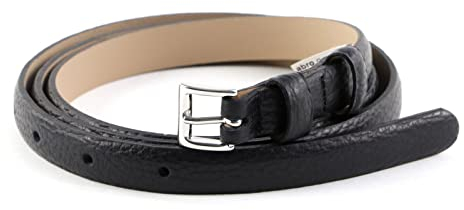 ABRO Unisex Cinturon Gürtel, Schwarz/Nickel, 95