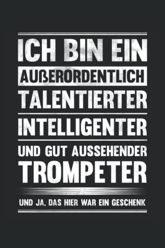 Lustiges Trompeter Notizbuch (liniert) Trompete Trompetenspieler