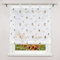 Delien Raffrollo mit Schlaufen Transparente Raffgardine Kurz Vorhang Schlaufenrollo Modern Schals »Schmetterling« Küche Store Fenster Wohnzimmer Gardine 1 St. BxH 120x150cm,Gold