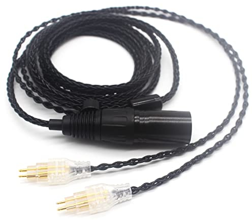 Youkamoo 4 Pin XLR Balanced Replacement Upgrade Cable Compatible for Sennheiser HD650, HD600, HD660S, HD660S2, HD580, HD58X, Massdrop HD6XX Headphones, 10ft