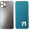 DHLK® Backcover Glas Rückseite Gehäuse kompatibel mit iPhone 11 Pro - Back Glass Big Hole (Schwarz)