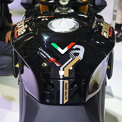 labelbike - 3D Harz Tankpad Aufkleber Motorradschutz und Dekoration Tank kompatibel mit Aprilia Tuono V4 1100 2021-2025