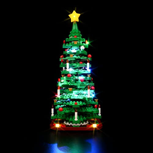 cooldac Kit di luci a LED compatibile con albero di Natale Lego 40573, set di illuminazione a LED, compatibile con lego 40573 Christmas Tree (solo luci, nessun modello)