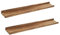 PHOENANCEE 91.5cm Picture Ledge Shelf with lip design radiator shelf, Photo Shelf, Long Decorative Floating Picture Shelves For Living Room,Kitchen,Bedroom, Set of 2, Carbonized Black