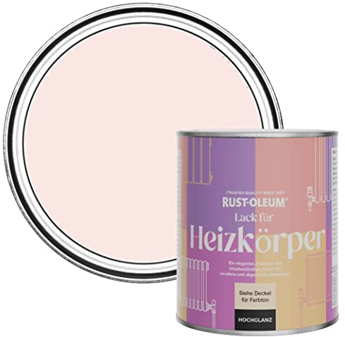 Rust-Oleum Pink Heat Resistant Radiator Paint in Gloss Finish - Strawberry Vanilla 750ml