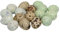 RiloStore 72 STK Wachteleier Natur Grün Braun Grau Mix ausgeblasen Naturdeko o471 Landhaus Osterschmuck Basteln Kindergarten Ostern Deko Eier Wachteln Dekoeier Osterdeko…