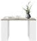 ML-Design Couchtisch 65x65x40 cm, Eicheoptik-Weiß, Kufenbeine, Quadratischer Wohnzimmertisch, Beistelltisch ideal für Wohnzimmer und Büro, Kaffeetisch im modernen Stil, Sofatisch für Tee und Kaffee