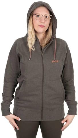 Fox WC Zipped Hoodie - Angelpullover, Größe:L