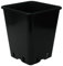 Generico Holybud - Juego de 10 macetas cuadradas de 5 litros, para interior y exterior, 18 x 18 x 22,5 cm