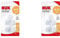 NUK First Choice+ Baby Bottle Teat, 0-6 Months, Silicone with Small Feed Hole, Anti-Colic, 2 Count (Pack of 2)