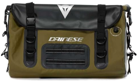 Dainese - Explorer Wp Duffel Bag 60L, Travel Duffel, PVC, wasserdicht, Motorrad-Reisetasche, für Männer und Frauen, Schwarz/Grün, N