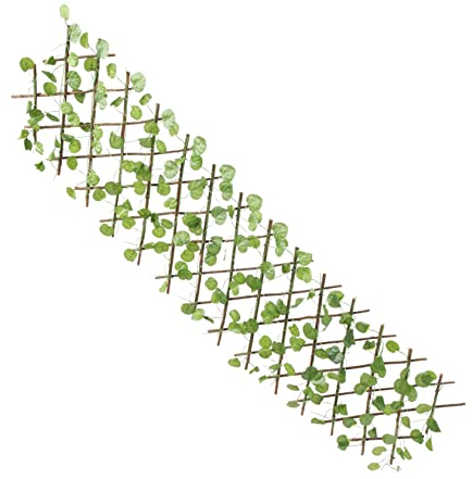 BESPORTBLE Künstlicher Blattzaun Ausziehbar Mit Realistischer Simulationsblattdekoration Grüner Sichtschutzzaun Für Balkon Garten Terrasse Installieren Und Wetterbeständig