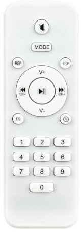 Replacement Remote Control fit for Klim Boombox B4 CD Player