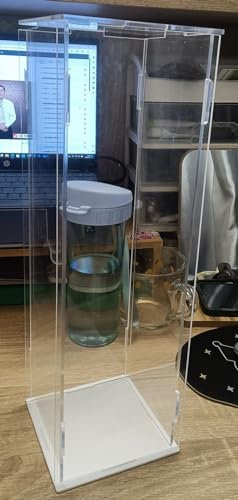 Acryl Vitrine Schaukasten Figuren-Vitrine/Caja De Acrilico Transparentes, Hoch, 90, 70, 50, 30, 10 Cm, Klares Acryl – Vorratskammer, Schrank, Arbeitsplatte, Staubdichte Kunststoffbehälter Mit Deckel(3
