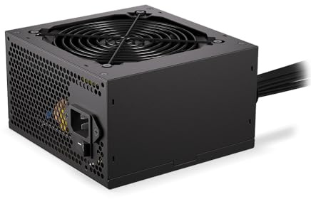 ENDORFY Elementum E5 450 W, netzteil pc, netzteil ATX, 450 watt netzteil, 80 Plus®-Zertifiziert, Komplett Schwarze Verkabelung, EY7A002