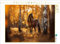 CALVENDO Puzzle Braunes Pferd im Herbstwald | 1000 Teile Lege-Größe 64 x 48 cm Foto-Puzzle für glückliche Stunden
